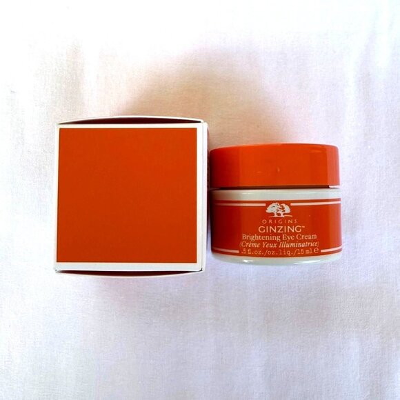 Origins GinZing Brightening Eye Cream 0.5 oz Full Size Cool Dark Circle Illumina - Picture 3 of 7